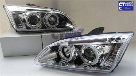 Clear Projector Angel Eye Headlights For 2004 2007 Ford Focus Mk2 Xr5 Zetec Ct Autoparts