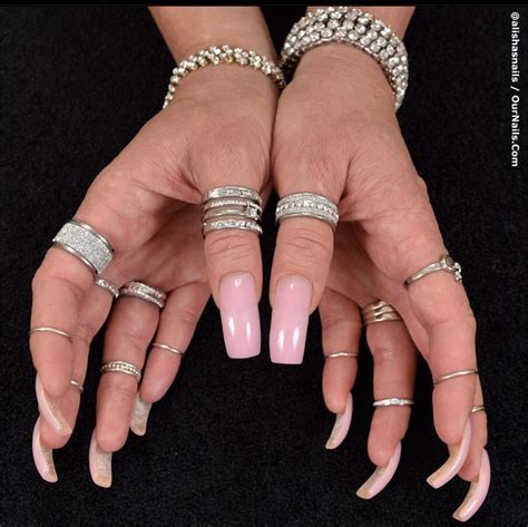 Pin On Rings Curved Nails Long Square Acrylic Nails Long Nails