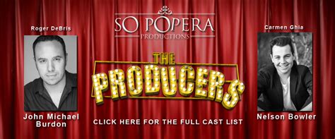 The Producers – Cast Announced