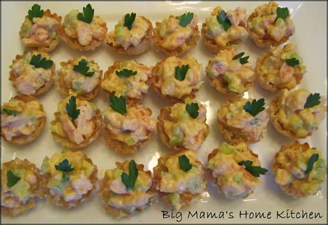 Big Mamas Home Kitchen Shrimp Salad Phyllo Cups