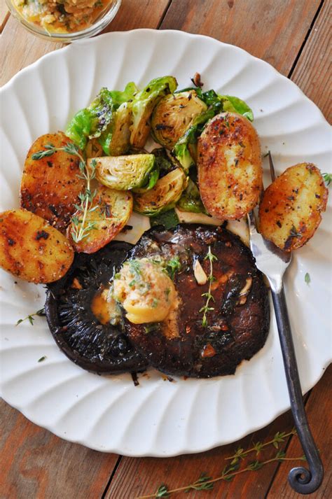 Vegan Portobello Steaks With Cowboy Butter Rabbit And Wolves