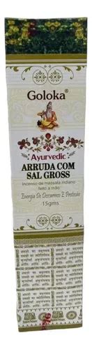 Incienso Massala Arruda Con Sal Gruesa Goloka Var Cx 15g MercadoLibre