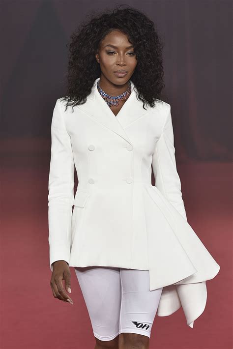 Naomi Campbell At Off White Fashion Show At Paris Fashion Week 09 28