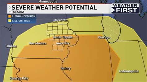 Another Threat For Strong Storms Tuesday