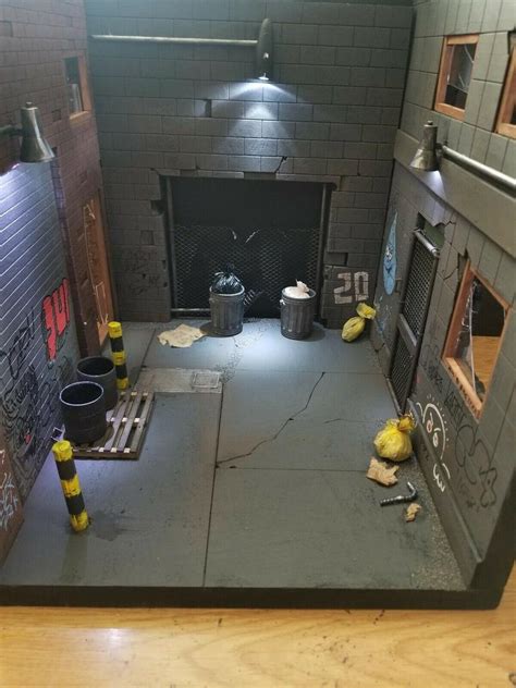 112 Scale Back Alley Diorama Marvel Legends Neca Sh Figuarts