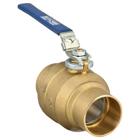 MILWAUKEE VALVE 2 In Brass Manual Two Way Ball Valve 3RCG3 2 BA