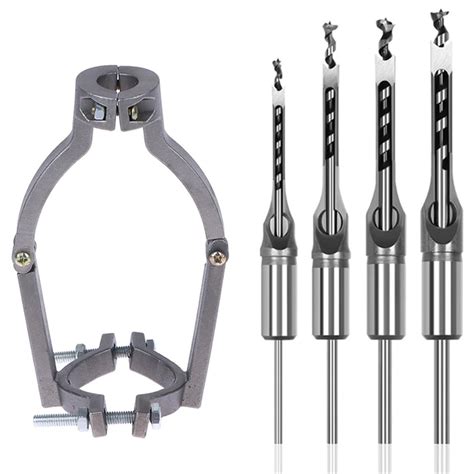 Square Hole Drill Bit Adapter With Pcs Square Hole Drill Bit