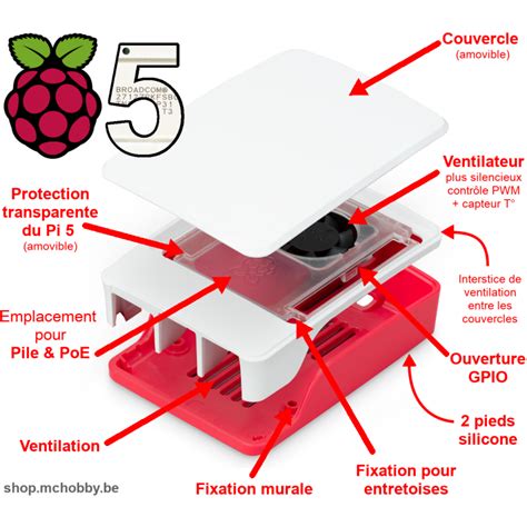 Official Case For Raspberry Pi Raspberry Color