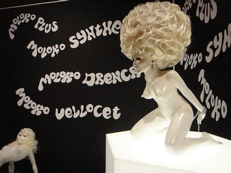 Reproduction Mannequins Of Korova Milk Bar Maids From A Clockwork