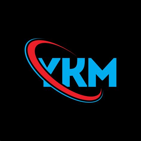 YKM logo. YKM letter. YKM letter logo design. Initials YKM logo linked ...