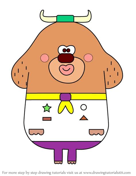 How to Draw Peggee from Hey Duggee (Hey Duggee) Step by Step | DrawingTutorials101.com