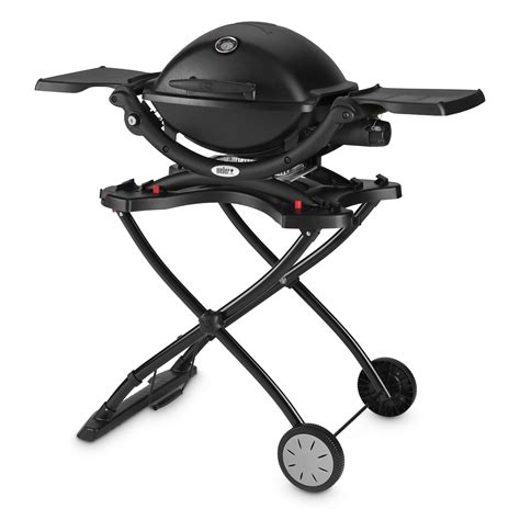 Weber Q Gasgrill Mit Tragbarem Rollwagen Q Serie Gasgrills