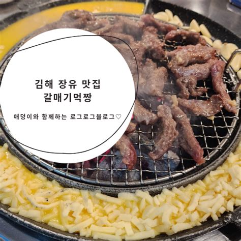 김해 장유 맛집 갈매기 먹짱 추가 네이버 블로그