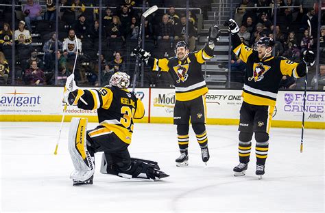 Nedeljkovic's Goalie Goal Caps Penguins' 4-2 Win | WBS Penguins