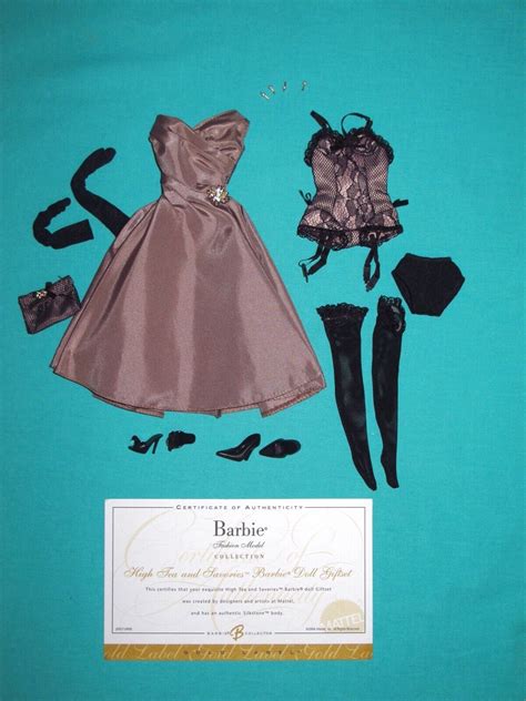 Mattel 2006 High Tea And Savories 12 Silkstone Barbie Doll Outfit