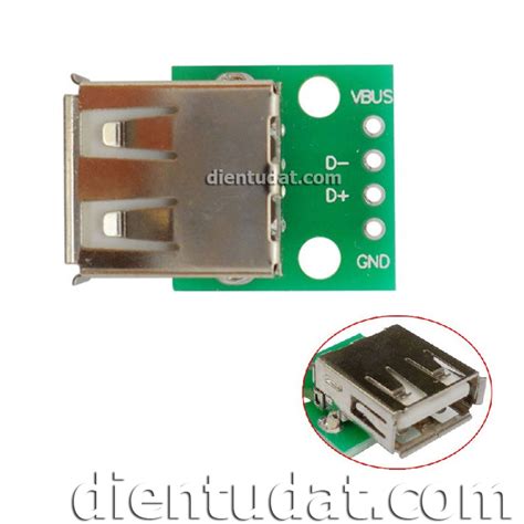 Mạch Chuyển Usb Female Sang Dip Điện Tử Dat