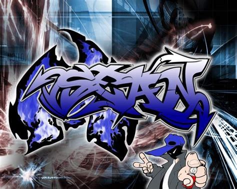 Art Design: Airbrush Font Sketch Designs