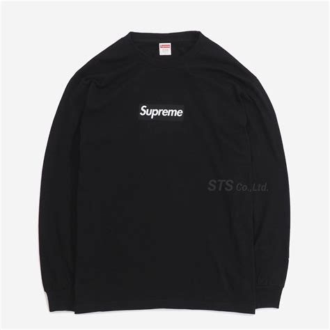 Yahooオークション Supreme Box Logo Ls Tee 黒l シュプリーム