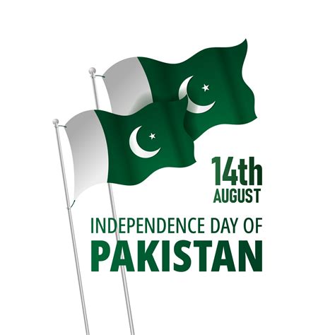 14 August Pakistan independence day with Pakistan flag png 9665686 PNG