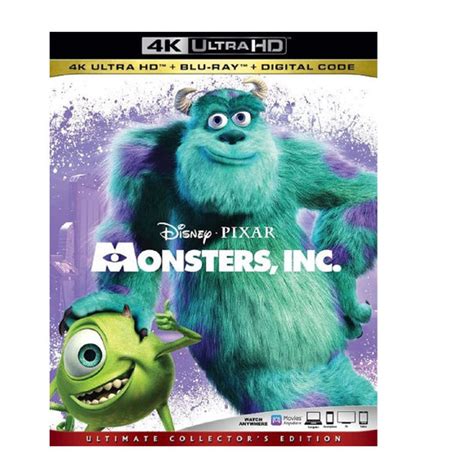 Monsters Inc [4K Ultra HD Blu-ray/Blu-ray] [2001] – A1 Swag