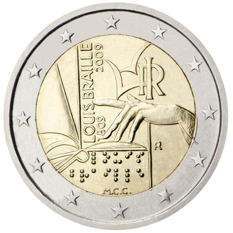 2 Euro Italia 2009 Fdc Louis Braille Italia Euro Commemorativi