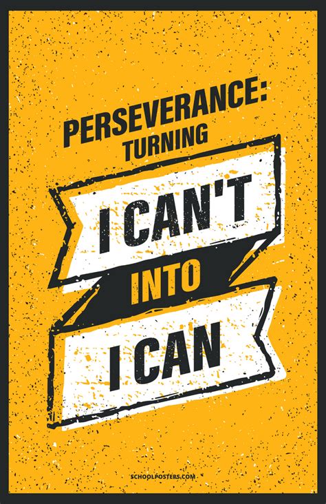 Perseverance Poster – SchoolPosters.com LLC