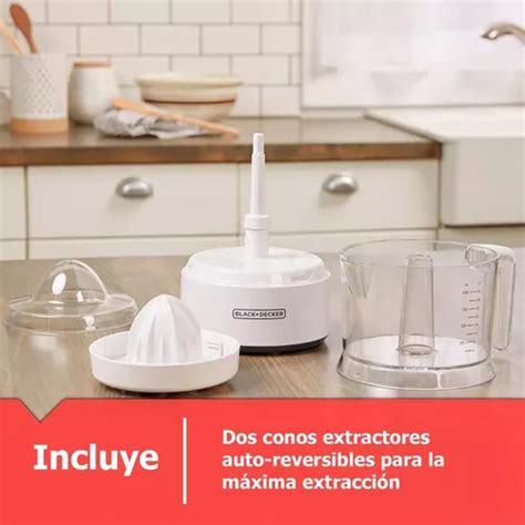 Exprimidor De Cítricos Juguera Black Decker Cj650w ar en venta en