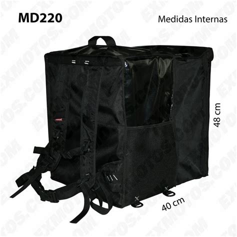 Mochila Expandible Tipo Glovo 1220 Exmotos Mochilas