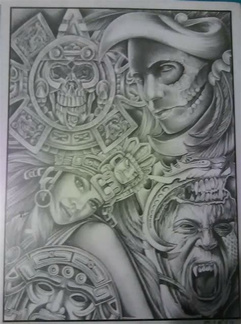 Aztec Cultura Aztec Drawing Aztec Tattoo Aztec Artwork