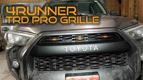 Trd Pro Grille Install For 2014 2019 Toyota 4runner Youtube