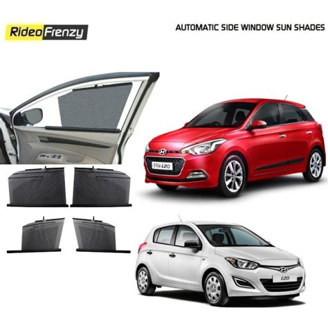 Buy Hyundai I20 And Elite I20 Automatic Side Window Sun Shades At Low Prices Rideofrenzy