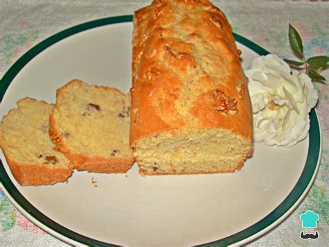 Budín De Vainilla Y Nuez Fácil