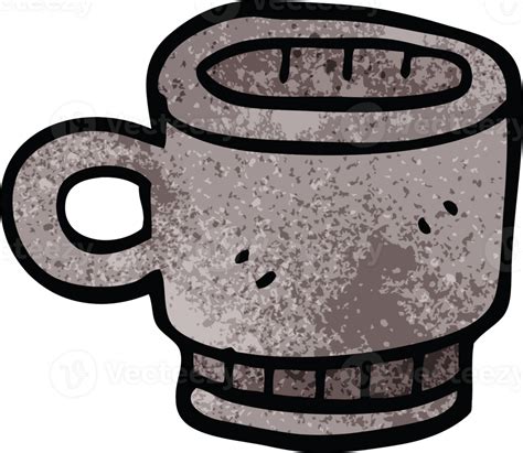 Cartoon Doodle Coffee Mug 39923331 Png