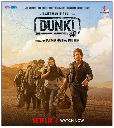 Shah Rukh Khan Dunki Streaming Now On Netflix Cinejosh