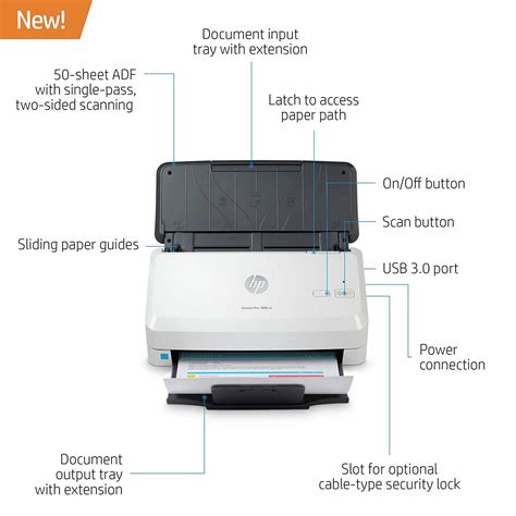 Hp Scanjet Pro 2000 S2 Sheet A High Performance