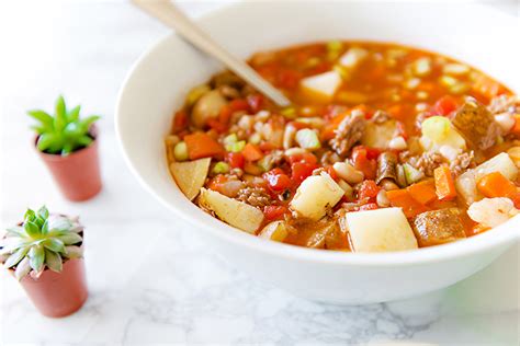 Potato Sausage Soup - Happy + Nourished