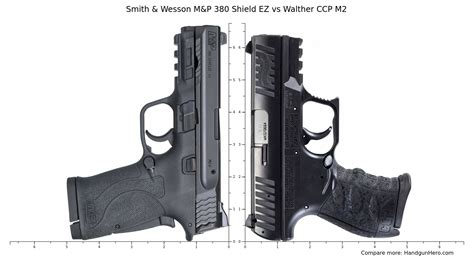 Smith Wesson M P 380 Shield EZ Vs Walther CCP M2 Size Comparison