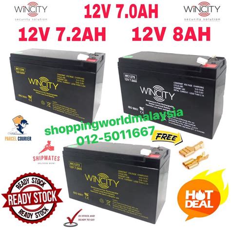 Gpower Wincity V Ah V Ah Rechange Battery For Solar