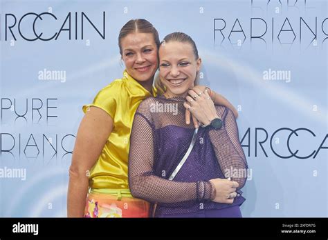 Jessica Schwarz Mit Tochter Marlena Selikovsky Marc Cain Fashion Show