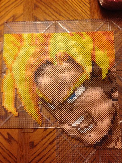 Super Saiyan Goku Perler Bead Sprite By Amber Lynn On Deviantart