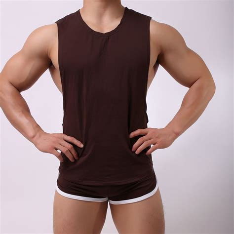 2020 Hot Sale Mens Sexy Cotton Gym Tank Top Men Sleeveless Tops Bodybuilding Undershirts Gay