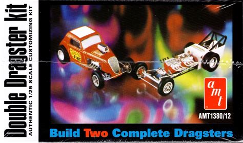 AMT Double Dragster Fiat Altered And Dragster Spotlight Hobbies