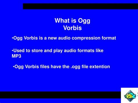 PPT - Ogg Vorbis Presentation for PowerPoint Presentation, free ...