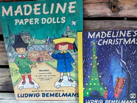 Madeline Paper Dolls Madelines Christmas Ludwig Etsy