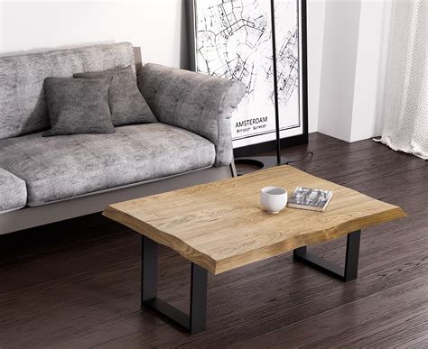 Mesa Auxiliar De Centro Madera De Roble Maciza 120x43x84cm Leroy Merlin