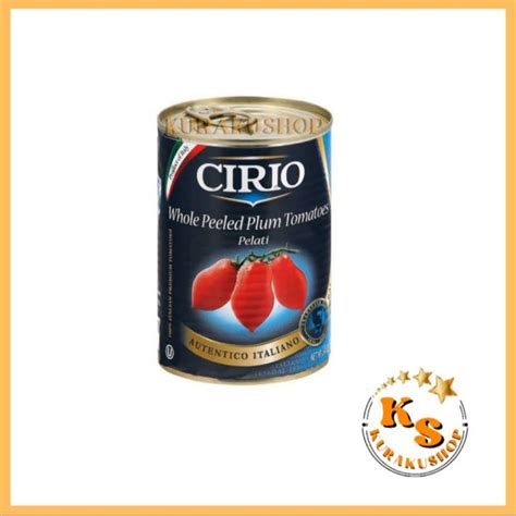 Jual CIRIO PELATI PEELED PLUM TOMATOES TOMAT KUPAS DALAM JUS TOMAT