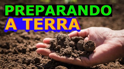 Como Preparar A Terra Para Plantar Preparo Da Terra Para Plantar No