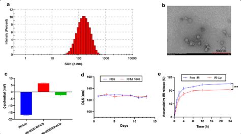 Characterization Of Liposomes A Representative Particle Size Download Scientific Diagram