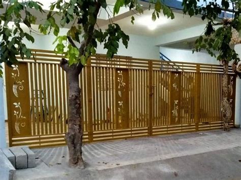 Yellow Mild Steel Gate For Residential And Commercial At Rs 850kg In