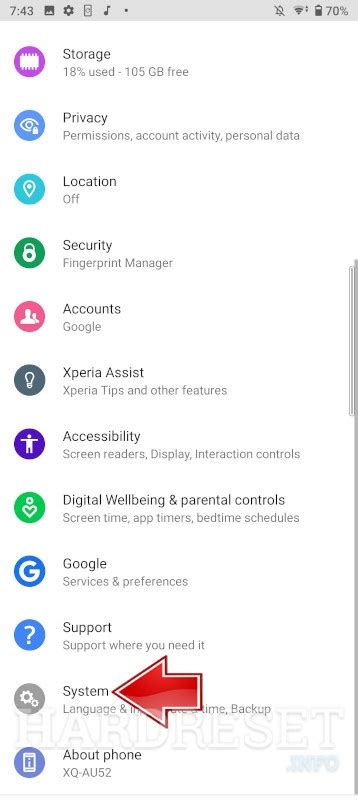 Reset Network Settings Sony Xperia Ii How To Hardreset Info